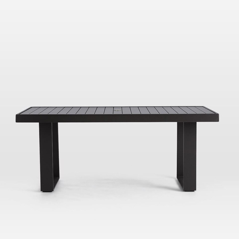 Portside Aluminium Outdoor Dining Table West Elm Australia